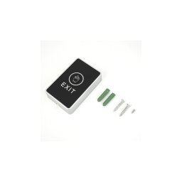 Felületre szerelhető műanyag dobozos kapacitív nyomógomb LED 86 x 56 x 21 mm C1-bk