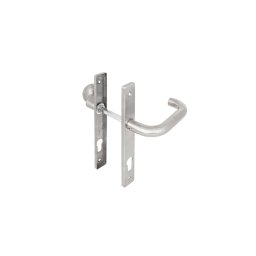 Rugós kilincs és eltolt gomb pár 28mm széles pajzzsal YH-D45L-85-28MM