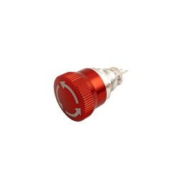 Vészleállító gomb 19mm furathoz PB-19-J1