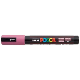 UNI Dekormarker, 1,8-2,5 mm, UNI "Posca PC-5M", málna