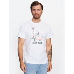47 Brand Póló Los Angeles Dodgers Coastal Floral '47 Echo Tee Fehér Regular Fit