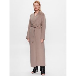 Calvin Klein Gyapjú kabát K20K205905 Szürke Regular Fit