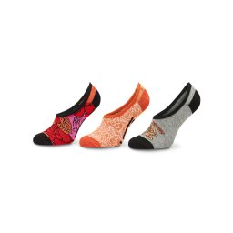 Vans 3 pár gyerek bokazokni Rose Tie Dye Színes