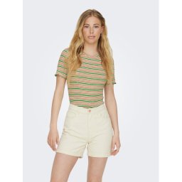 ONLY Blúz 15294577 Fehér Regular Fit