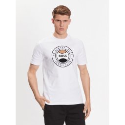Boss Póló 50486205 Fehér Regular Fit