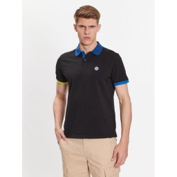 North Sails Pólóing 692398 Fekete Regular Fit
