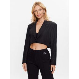 Calvin Klein Jeans Zakó J20J221728 Fekete Regular Fit