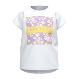 NAME IT Póló 13217266 Fehér Regular Fit