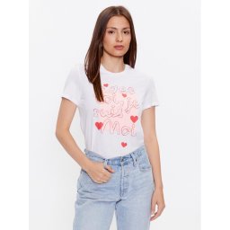ONLY Póló 15266625 Fehér Regular Fit
