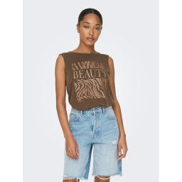 ONLY Felső 15297181 Barna Regular Fit