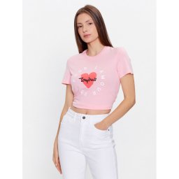 ONLY Póló 15266625 Rózsaszín Regular Fit