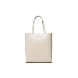 Tommy Jeans Táska Must North South Patent Tote AW0AW15540 Bézs