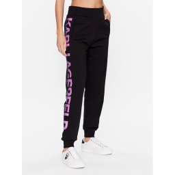 KARL LAGERFELD Melegítő alsó 230W1052 Fekete Regular Fit