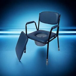 Állítható magasságú szoba WC szivacsos kék 120 kg 14201