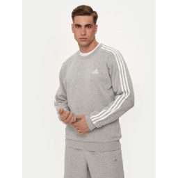 adidas Pulóver Essentials IJ6470 Szürke Regular Fit