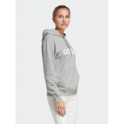 adidas Pulóver Essentials Linear Hoodie IC6884 Szürke Regular Fit