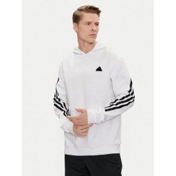 adidas Pulóver Future Icons 3-Stripes Hoodie IC6720 Fehér Regular Fit