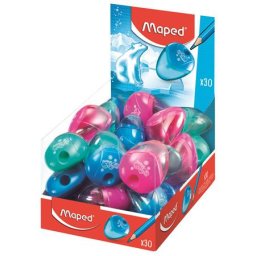 MAPED Hegyező display, egylyukú, tartályos, MAPED "I-Gloo", vegyes színek