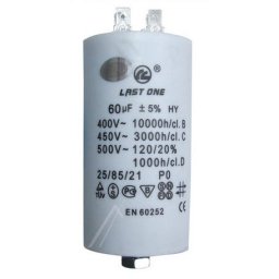 Mosógép indítókondenzátor 60UF 450V