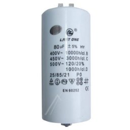 Mosógép indítókondenzátor 80UF 450V
