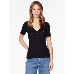 Lee Póló L44KIP01 112333686 Fekete Regular Fit
