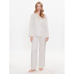 KARL LAGERFELD Pizsama 225W2133 Fehér Regular Fit