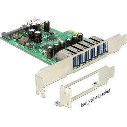 PCIe kártya > 6 x külső + 1 x belső USB 3.0