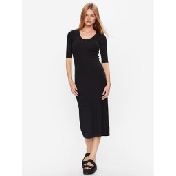 Calvin Klein Kötött ruha K20K205752 Fekete Slim Fit