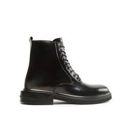 Calvin Klein Csizma Lace Up Boot HM0HM01028 Fekete