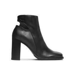 Calvin Klein Jeans Bokacsizma Heel Zip Boot Lth YW0YW01070 Fekete