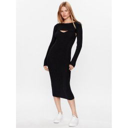 Calvin Klein Kötött ruha K20K205880 Fekete Slim Fit