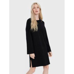 Vero Moda Kötött ruha Gold 10271183 Fekete Loose Fit