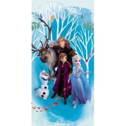 Disney Jégvarázs Blue fürdőlepedő, strand törölköző 70x140cm