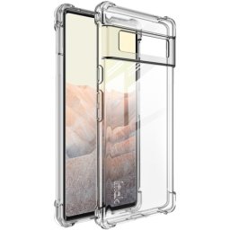 IMAK Védő szilikon borítás + fólia Google Pixel 6 Pro átlátszó