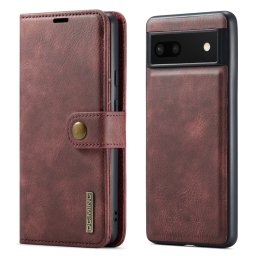 DG.MING Wallet borító 2 az 1-ben Google Pixel 6a piros