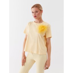 Patrizia Pepe Póló 2M4282/J035-Y433 Sárga Relaxed Fit