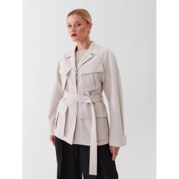 Calvin Klein Átmeneti kabát K20K205882 Ekru Regular Fit