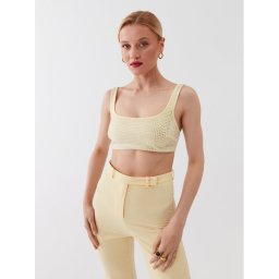 Patrizia Pepe Felső 2C1488/A049-Y433 Sárga Slim Fit