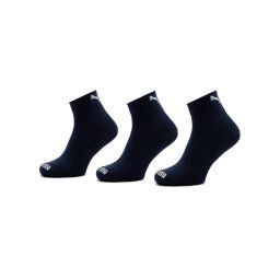 Puma 2 pár hosszú szárú unisex zokni Cushioned Quarter 3P Unisex 907943 Sötétkék