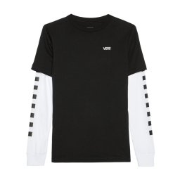 Vans Blúz Long Check Twofer VN0A49OY Fekete Classic Fit