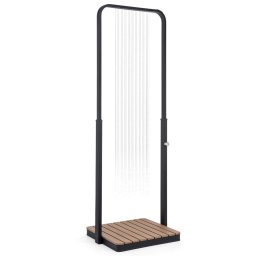 Blumfeldt Sumatra Breeze Square kerti zuhany WPC alumínium 70x55 cm, szögletes (BES14-SuBreeze-SQ-BL)