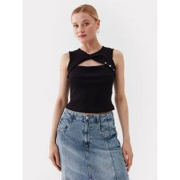 Guess Felső W3YP11 K8RT2 Fekete Slim Fit