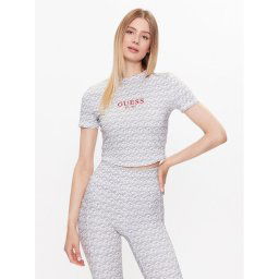Guess Felső V3YP15 MC03W Szürke Slim Fit