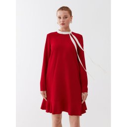 Red Valentino Hétköznapi ruha 2R3VAGR5 Piros Regular Fit