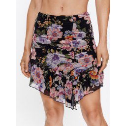 Guess Trapéz szoknya W3YD14 KBAH2 Fekete Regular Fit