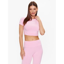 Guess Felső V3RP16 KABR0 Rózsaszín Slim Fit