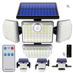 Kültéri Szolár 181 Led-es Reflektor Mozgásérzékelővel (4854)