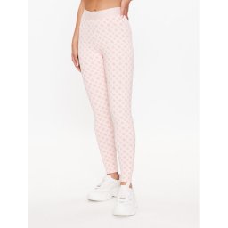 Guess Leggings V3YB01 MC04N Rózsaszín Slim Fit