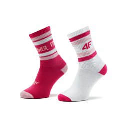 4F 2 pár hosszú szárú gyerek zokni 4FJSS23USOCF100 Színes