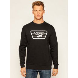 Vans Pulóver Full Patch Crew II VN0A45CI Fekete Regular Fit